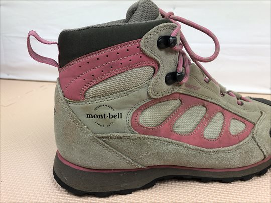 中古 Mont Bell モンベル トレッキングシューズ ティトンブーツ レディース ピンク 25 0cm 旧モデル 中古販売一覧 登山 キャンプ用品中古販売キュートレック